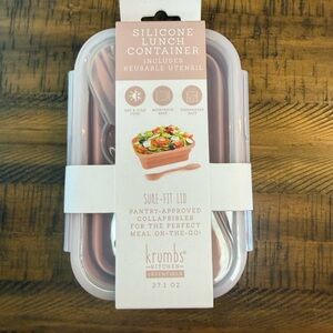 Silicone Lunch Container - Pink